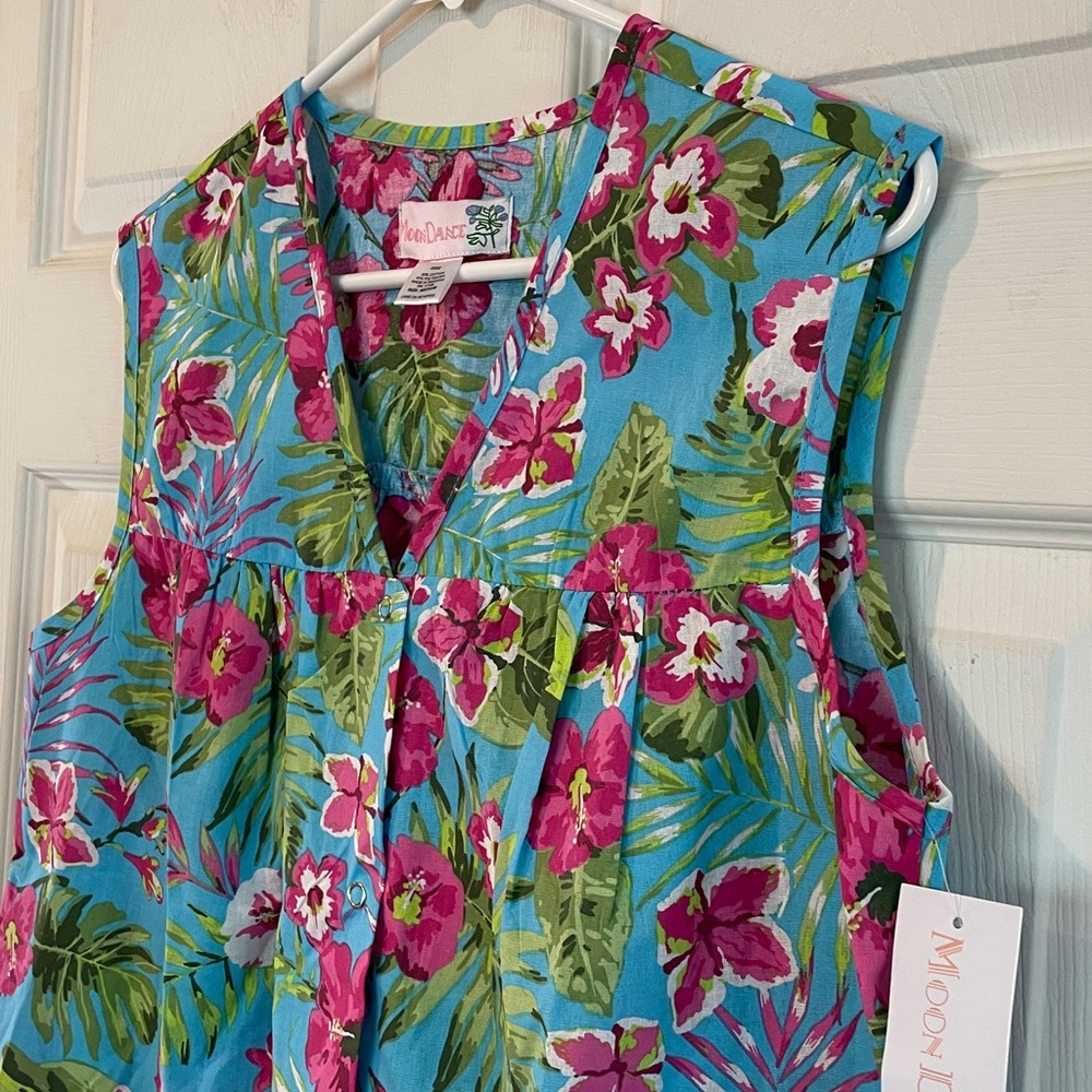 Moon Dance Size Medium Snap button up - Picture 4 of 9
